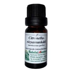 Stadelmann Citronella-rózsamuskátli természetes parfüm (rovarűző olaj), 10 ml