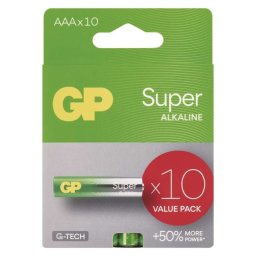 GP AAA Super, lúgos (LR03) - 10 db
