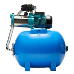 Házi vízmű MHI 1500 inox / 50 L önfelszívó szivattyúval és hidrofor tartállyal