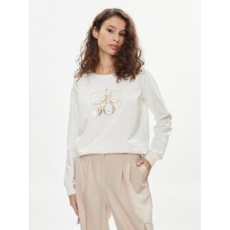 Liu Jo Sport Pulóver TA4225 FS090 Ekru Regular Fit