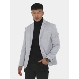 Brave Soul Zakó MJK-SIMONGREY Szürke Straight Fit
