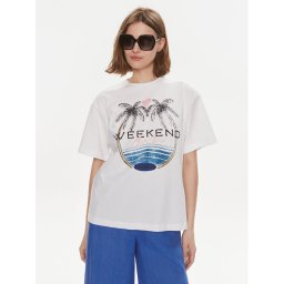 Weekend Max Mara Póló Viterbo 2415971032 Fehér Loose Fit