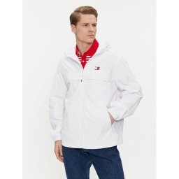 Tommy Jeans Széldzseki Chicago DM0DM17983 Fehér Regular Fit