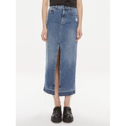 Sisley Farmer szoknya 4TLALE03I Kék Regular Fit