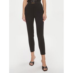 Elisabetta Franchi Szövet nadrág PA-027-41E2-V280 Fekete Regular Fit
