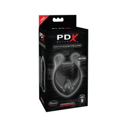 PDX Elite - szilikon péniszvibrátor (fekete)