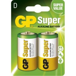 GP D Super Alkaline (LR20) - 2 db