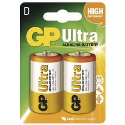 GP D Ultra Alkaline (LR20) - 2 db