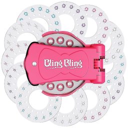Bling Bling hajdíszítő szett strasszkövekkel - rózsaszín (0064)