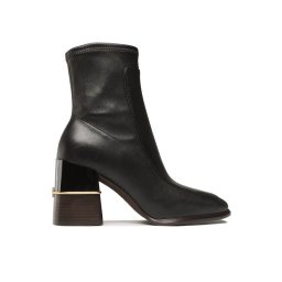 Tory Burch Bokacsizma Multi Logo Strech Boot 142203 Fekete