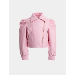 Original Marines Műbőr dzseki DEP3099F Rózsaszín Slim Fit
