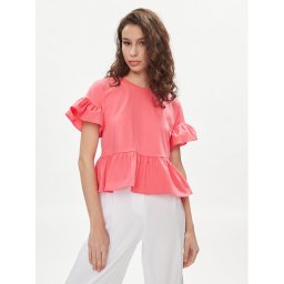 Liu Jo Blúz MA4345 J6308 Rózsaszín Relaxed Fit
