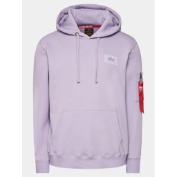 Alpha Industries Pulóver Back Print 178318 Lila Regular Fit