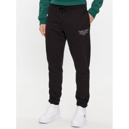 Tommy Jeans Melegítő alsó Entry Graphic DM0DM18357 Fekete Slim Fit