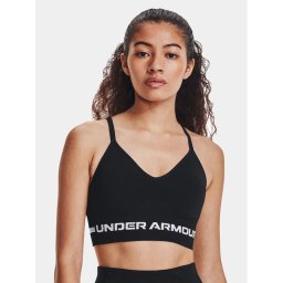 Under Armour Sport melltartó Ua Seamless Low Long Bra 1357719-001 Fekete Compression Fit