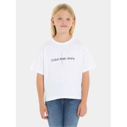 Calvin Klein Jeans Póló Serenity IG0IG02434 Fehér Boxy Fit