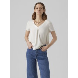 Vero Moda Blúz Brit 10285552 Fehér Loose Fit