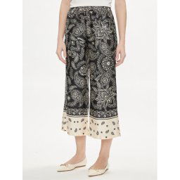 Liu Jo Szövet nadrág MA4407 T6660 Fekete Relaxed Fit