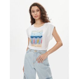 Liu Jo Blúz MA4338 J5003 Fehér Regular Fit