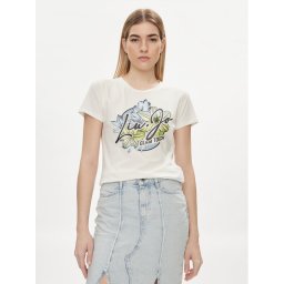 Liu Jo Sport Póló TA4202 JS003 Ekru Regular Fit