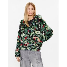 Desigual Szőrme 23WWEW51 Zöld Regular Fit