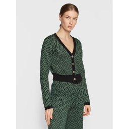 Guess Kardigán Posie W2BR55 Z2YK2 Zöld Regular Fit