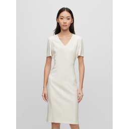 Boss Hétköznapi ruha Damaisa 50490044 Bézs Slim Fit