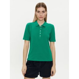 Tommy Hilfiger Pólóing 1985 WW0WW37820 Zöld Regular Fit
