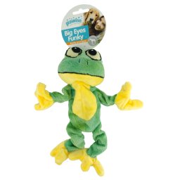 Pawise Nagyszemű funky béka 29cm kutyajáték plüss
