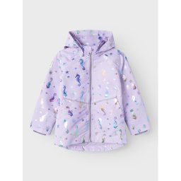 NAME IT Átmeneti kabát 13225081 Lila Regular Fit