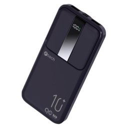Powerbank C-tech 10000mAh, Li-Pol, 22,5W, USB-C/USB-A/mikro USB