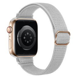 Vékony szíjas Apple Watch Ultra 1 / 2 (49 mm) / 9 / 8 / 7 (45 mm) / 6 / SE / 5 / 4 (44 mm) / 3 / 2 / 1 (42 mm) szürke