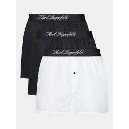 KARL LAGERFELD 3 darab boxer Hotel Karl Woven Boxer Set 3X 231M2102 Fekete
