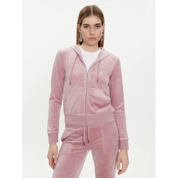 Juicy Couture Pulóver Robertson JCAP176 Rózsaszín Slim Fit