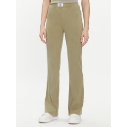 Calvin Klein Jeans Melegítő alsó J20J223126 Zöld Regular Fit
