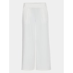 ICHI Culotte nadrág 20116301 Fehér Relaxed Fit