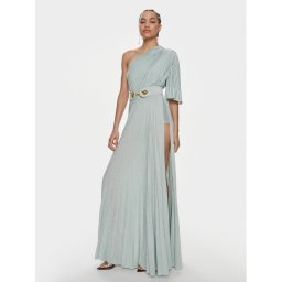 Elisabetta Franchi Estélyi ruha AB-534-41E2-V680 Zöld Regular Fit