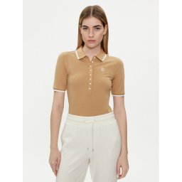 Tommy Hilfiger Pólóing WW0WW41288 Bézs Slim Fit