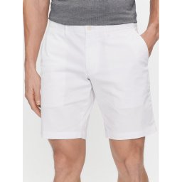 Tommy Hilfiger Szövet rövidnadrág Brooklyn Short 1985 MW0MW23563 Fehér Regular Fit
