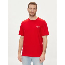 Tommy Jeans Póló DM0DM18872 Piros Regular Fit