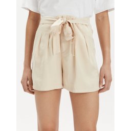 Vero Moda Szövet rövidnadrág Mia 10209543 Bézs Slim Fit