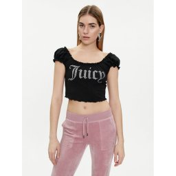 Juicy Couture Blúz Brodie JCWCT23309 Fekete Regular Fit