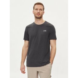 Under Armour Technikai póló Ua Seamless Grid Ss 1376921-025 Szürke Fitted Fit