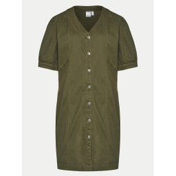 Vero Moda Curve Hétköznapi ruha Wild Gena 10302450 Zöld Regular Fit