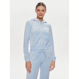 Juicy Couture Pulóver Heritage Dog JCBAS223813 Kék Slim Fit