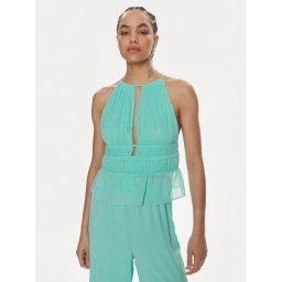 Patrizia Pepe Blúz 2C1540/A061-CA03 Türkizkék Regular Fit
