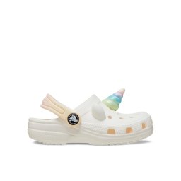 Crocs Papucs Classic Iam Rainbow Unicorn Clog T 209701 Fehér
