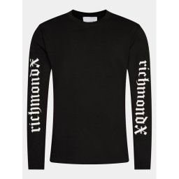Richmond X Hosszú ujjú Hairiti UMP24139TS Fekete Regular Fit