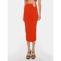 Patrizia Pepe Koktélruha 2A2735/K186-R824 Narancssárga Slim Fit