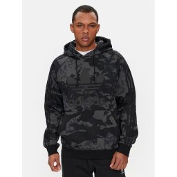 adidas Pulóver Camo IS2898 Fekete Regular Fit